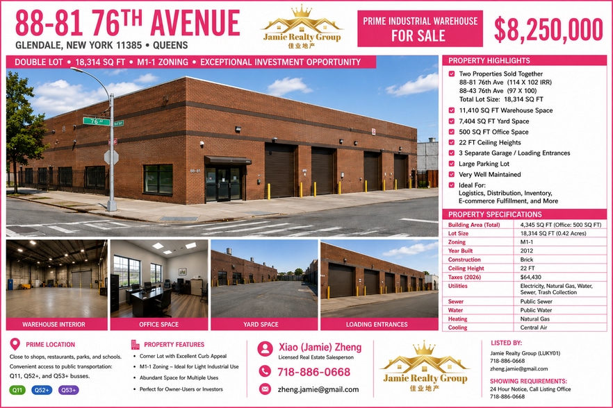 More Photos Of 8843 76th Ave, Glendale Warehouse For Sale