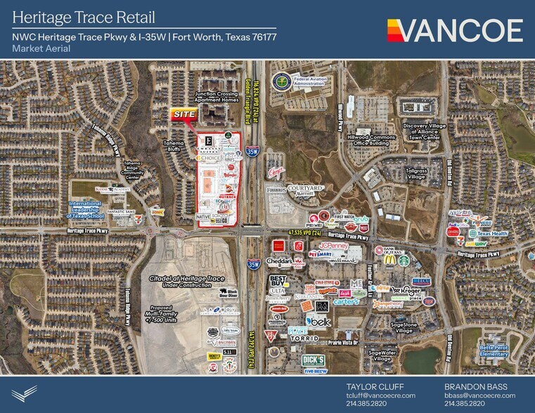 More Photos Of NWC Heritage Trace Pkwy & I-35W, Fort Worth Unknown For Lease