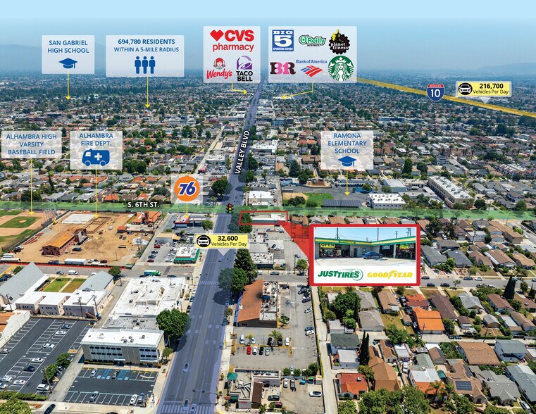More Photos Of 600 W Valley Blvd, Alhambra Auto Repair For Sale
