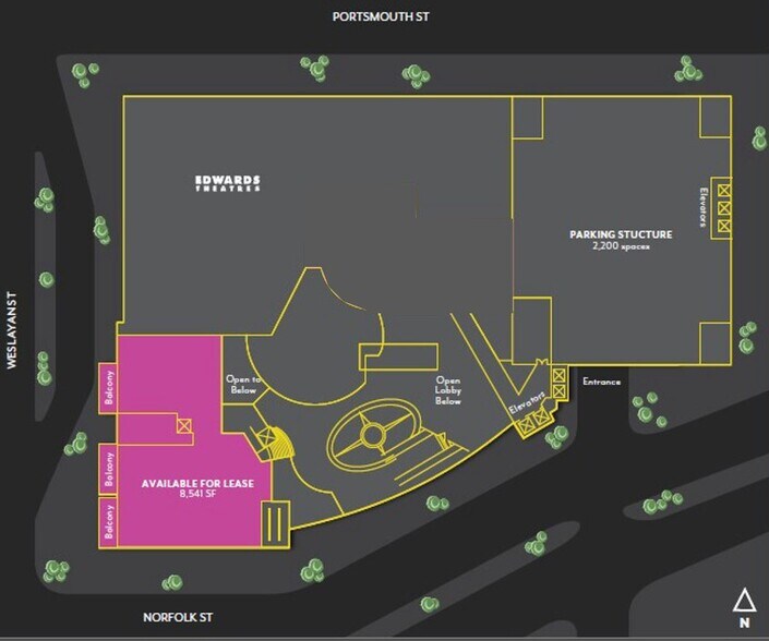 More Photos Of 3839 Weslayan St, Houston Movie Theatre For Lease