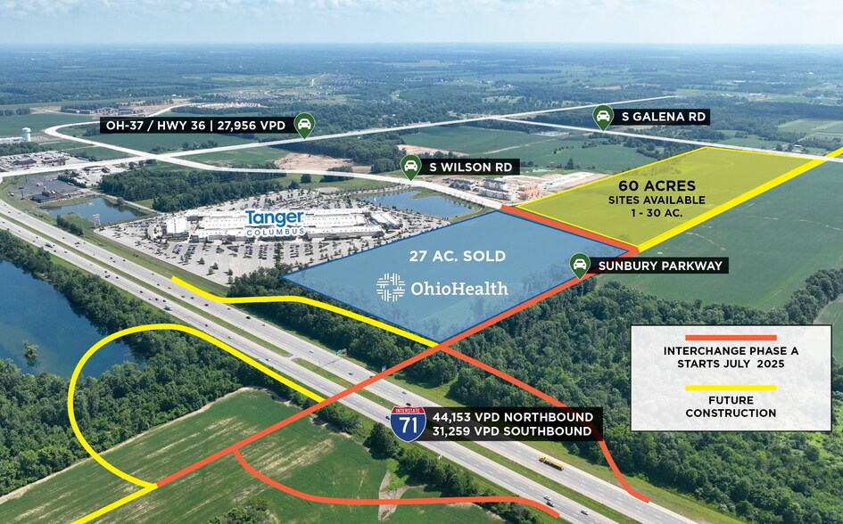 Primary Photo Of 504 Galena Rd, Sunbury Land For Sale