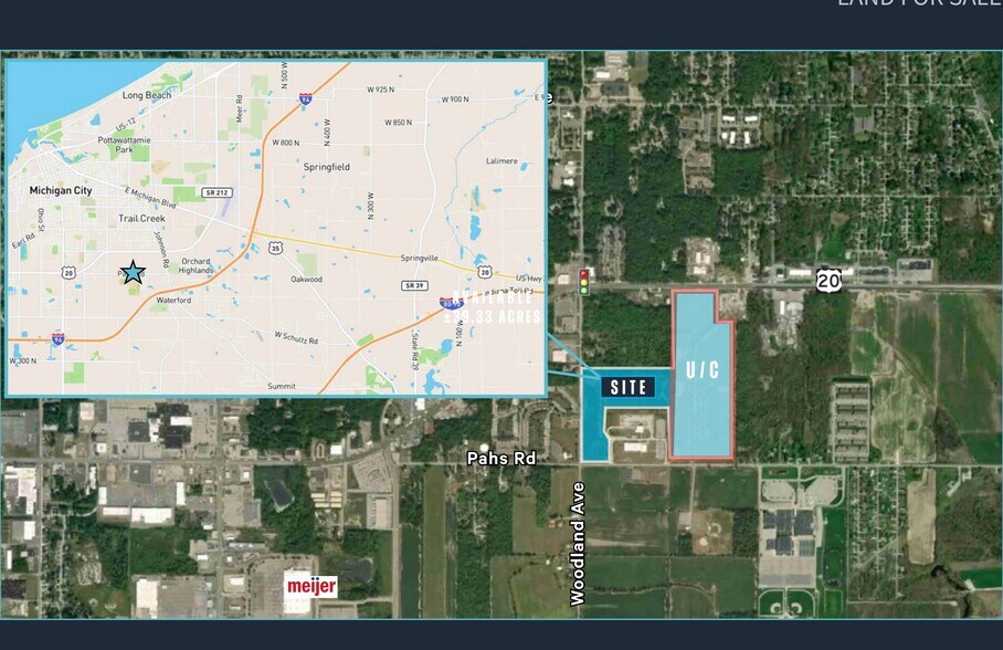 More Photos Of Woodland Rd @ Pahs Rd, Michigan City Land For Sale