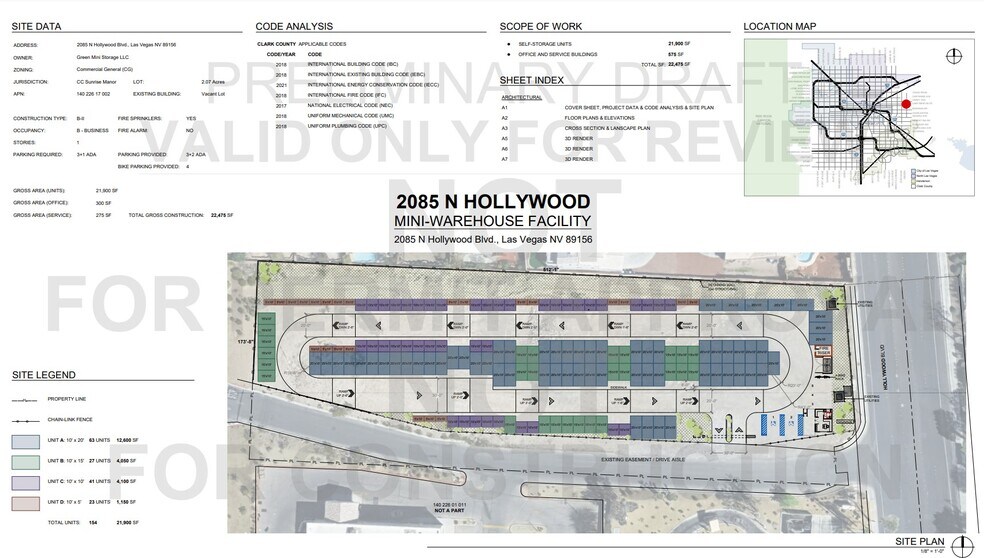 More Photos Of 2085 N Hollywood Blvd, Las Vegas Land For Sale
