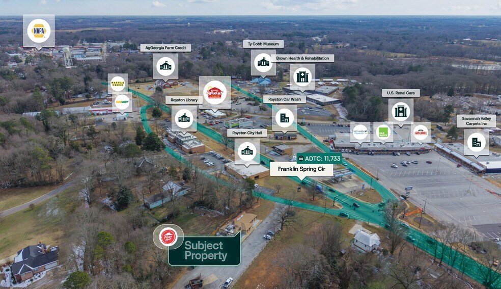 More Photos Of 200 Franklin Spring Cir, Royston General Retail For Sale