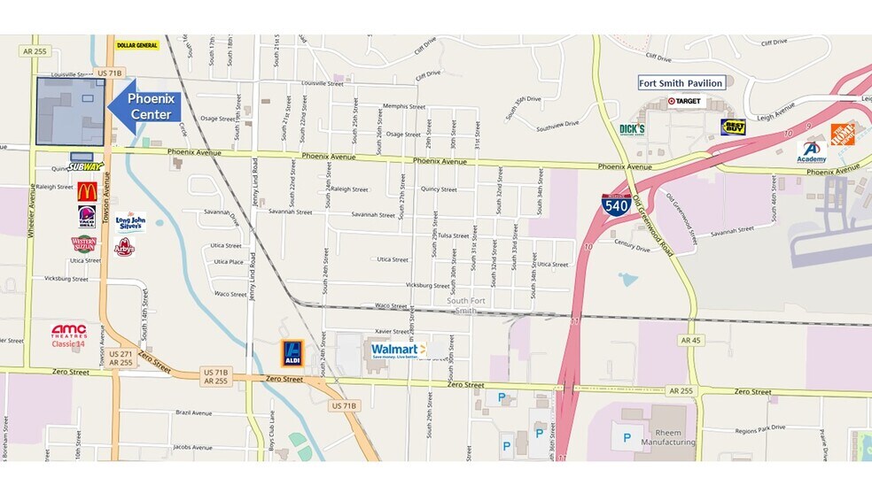 More Photos Of 4600 Towson Ave, Fort Smith Storefront For Lease