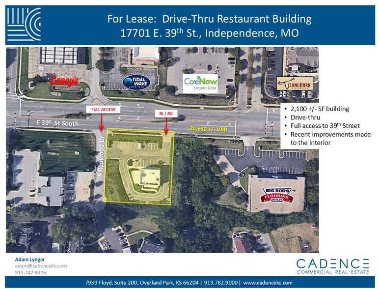 Primary Photo Of 17701 East 39th St South, Independence Freestanding For Lease