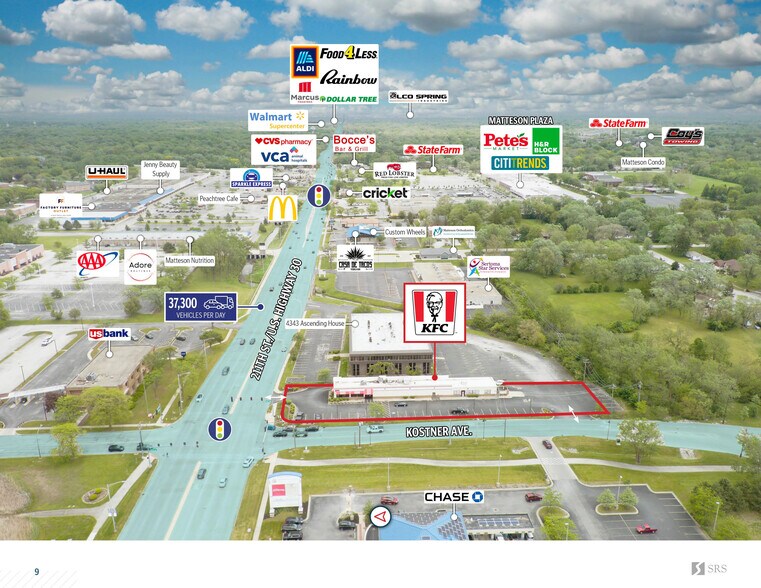 More Photos Of 4349 211th St, Matteson Fast Food For Sale