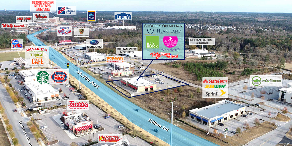 More Photos Of 460 Killian Rd, Columbia Freestanding For Lease