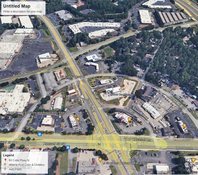 More Photos Of 63 Cobb Pky, Marietta Land For Lease