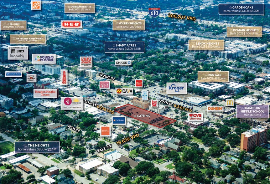 More Photos Of 1903 Yale St, Houston Land For Sale