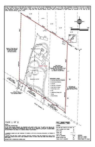 More Photos Of 1604 State Highway 71, Cedar Creek Land For Sale