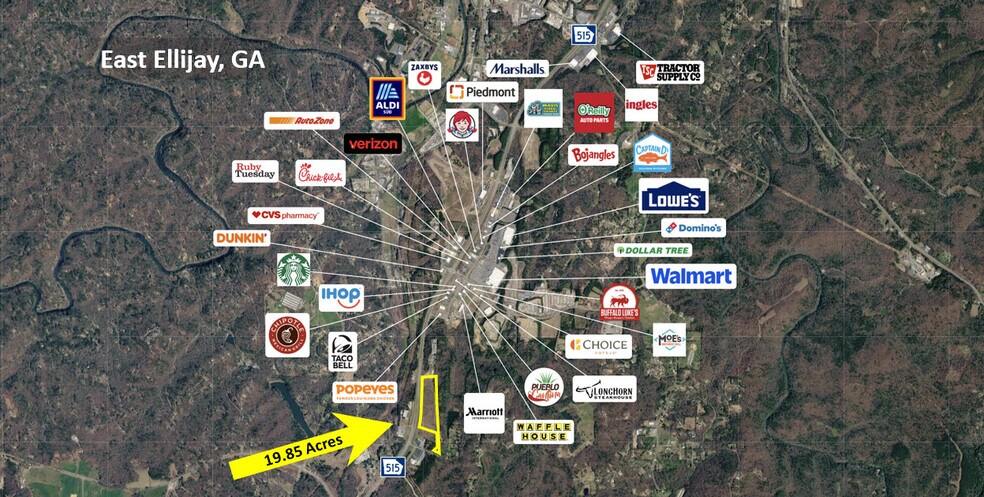 More Photos Of 7284 Highway 515, Ellijay Land For Sale