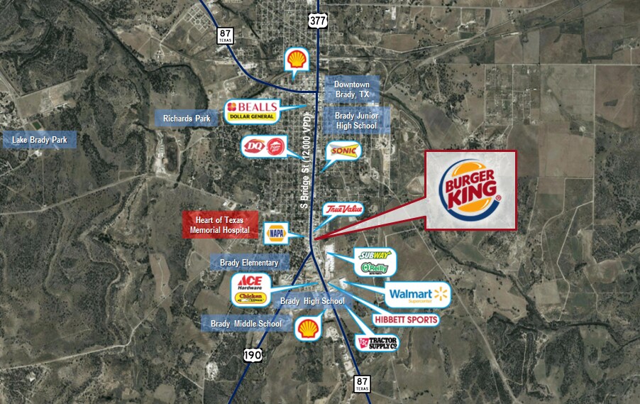 More Photos Of 2009 S Bridge St, Brady Fast Food For Sale