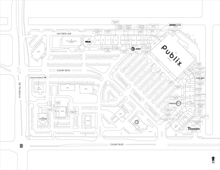 More Photos Of 10001-10099 Cleary Blvd, Plantation General Retail For Lease