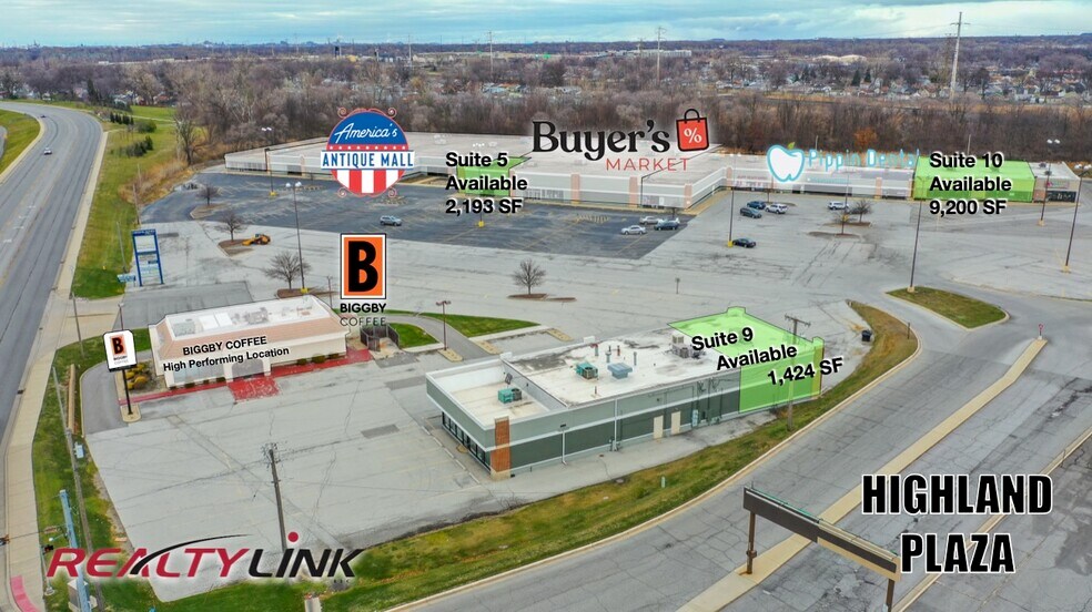 More Photos Of 8301-8349 Indianapolis Blvd, Highland Unknown For Lease