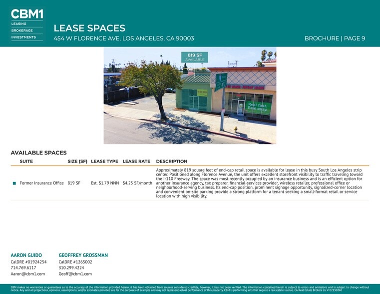 More Photos Of 454 W Florence Ave, Los Angeles Unknown For Lease