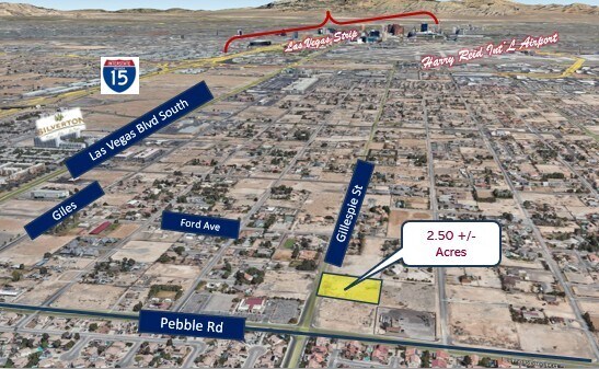 Primary Photo Of Gillespie St North Of E Pebble Rd, Las Vegas Land For Sale