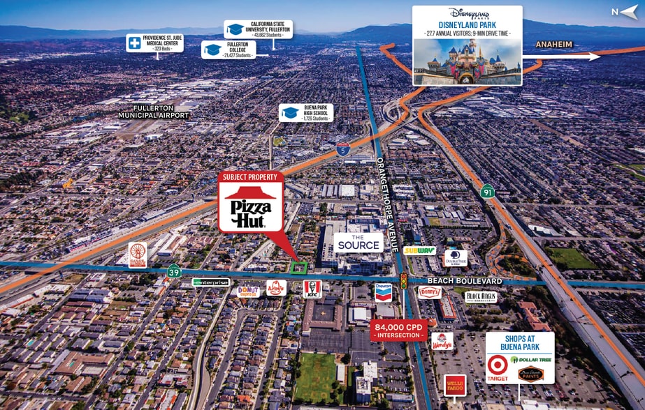 More Photos Of 6832 Beach Blvd, Buena Park Freestanding For Sale