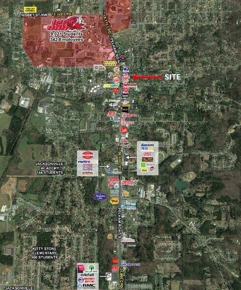 More Photos Of 419 N Pelham Rd, Jacksonville Fast Food For Lease