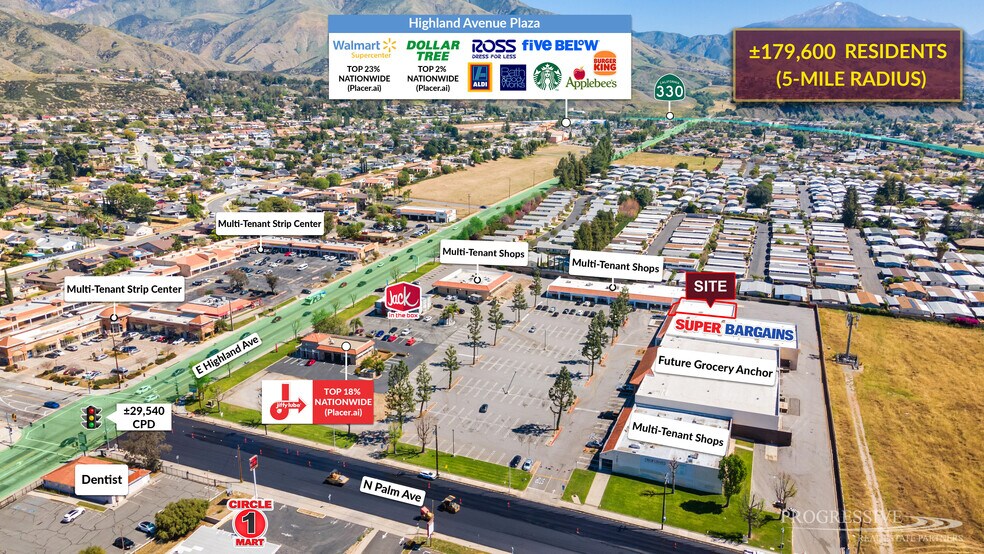 More Photos Of 3667-3669 Highland Ave, Highland General Retail For Sale