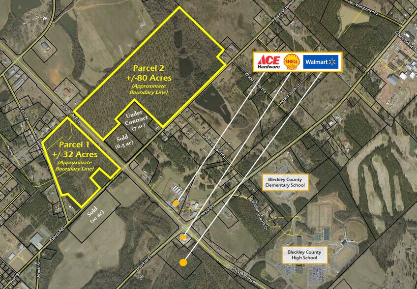 Primary Photo Of Highway 87 Bypass and Daisy Adams Road, Cochran Land For Sale