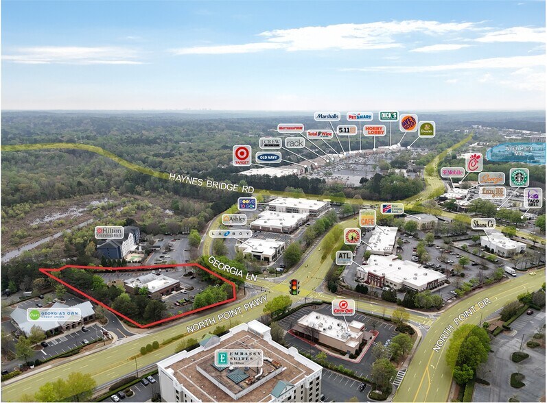 More Photos Of 5966 N Point Pky, Alpharetta Storefront Retail Office For Sale