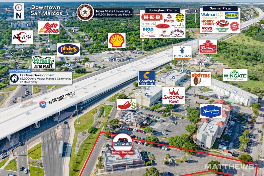 More Photos Of 100 N Interstate 35, San Marcos Restaurant For Sale