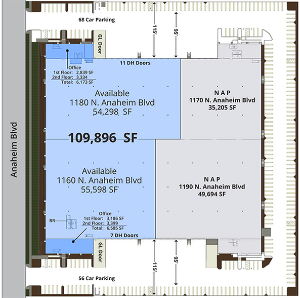 More Photos Of 1160-1180 N Anaheim Blvd, Anaheim Distribution For Lease