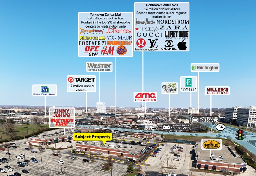 More Photos Of 2820 S Highland Ave, Lombard General Retail For Lease