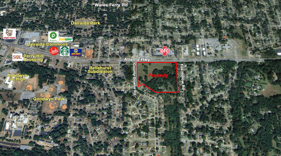 Primary Photo Of Atlanta Hwy @ County Downs Rd, Montgomery Land For Sale