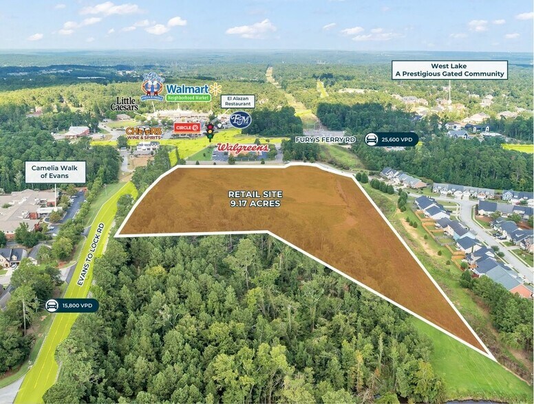 More Photos Of 3950 Evans To Locks Rd, Evans Land For Sale