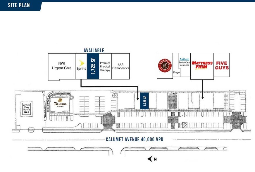 More Photos Of 8135-8165 Calumet Ave, Munster Freestanding For Lease