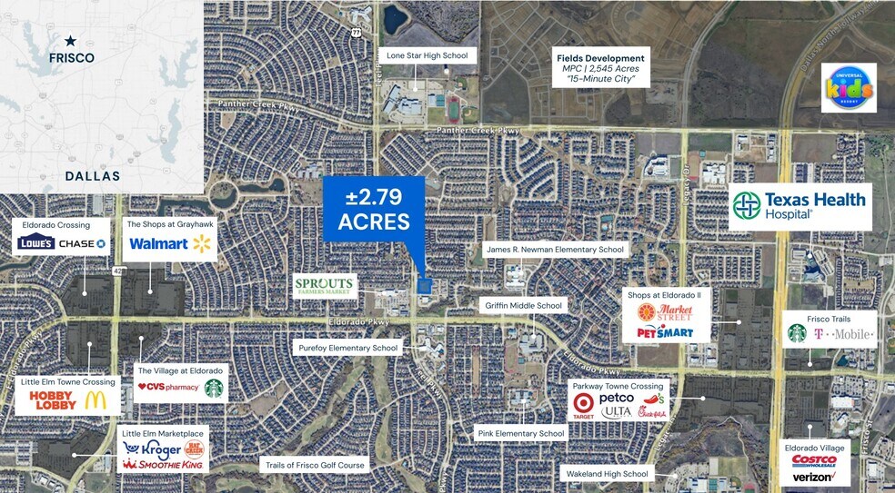 Primary Photo Of NEC Eldorado & Teel Pky, Frisco Land For Sale