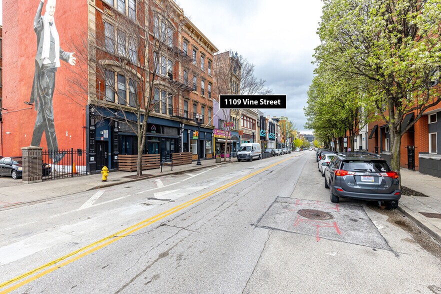 More Photos Of 1107-1111 Vine St, Cincinnati Storefront Retail Residential For Lease