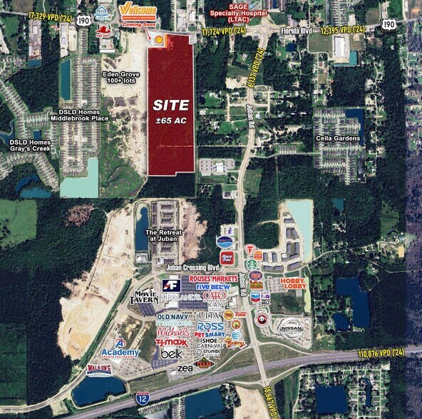 More Photos Of 8200 Florida Blvd, Denham Springs Land For Sale