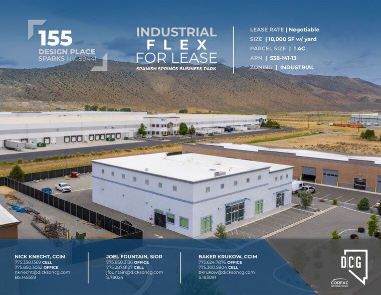 More Photos Of 155 Design Pl, Sparks Flex For Lease