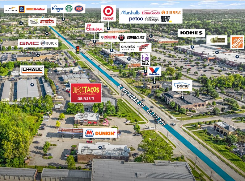 More Photos Of 9802 N Michigan Rd, Carmel Fast Food For Sale