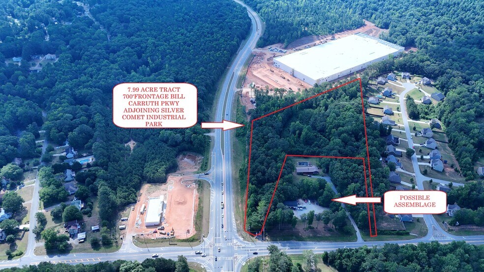 Primary Photo Of Bill Carruth Parkway @ Nebo Road, Hiram Land For Sale
