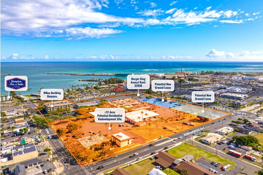More Photos Of W Kaahumanu & Puunene Ave Ave, Kahului Land For Sale