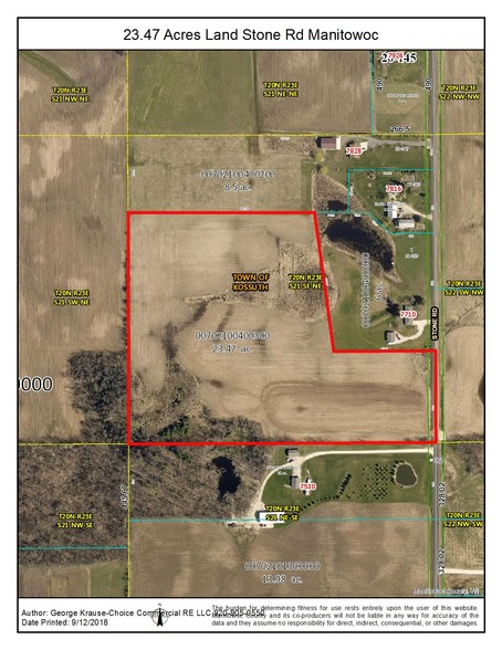 Primary Photo Of Parcel #1 Stone Rd, Manitowoc Land For Sale