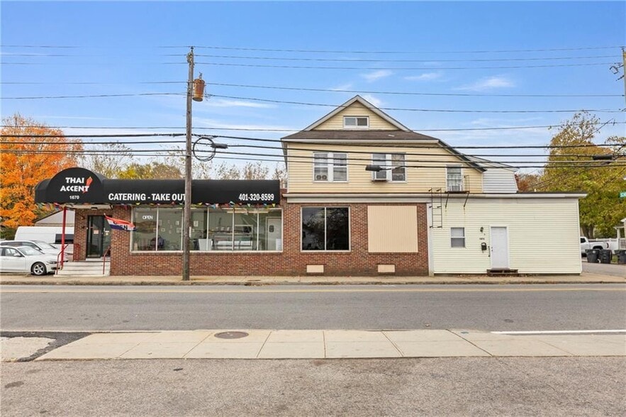 Primary Photo Of 1670-1674 Main St, West Warwick Storefront Retail Residential For Sale