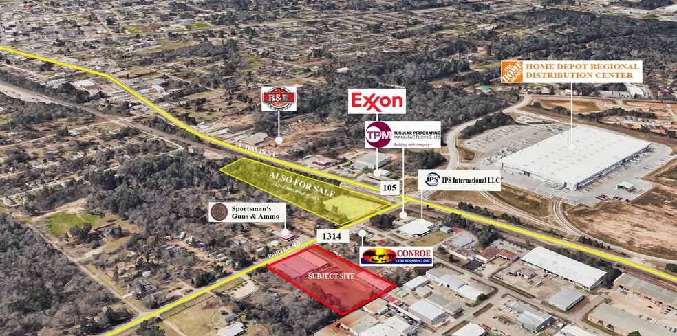 More Photos Of 213 FM 1314, Conroe Manufacturing For Lease