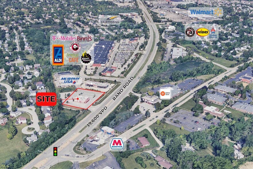 More Photos Of 1095 S Rand Rd, Lake Zurich Fast Food For Lease