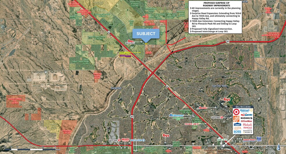More Photos Of E/NEC 163rd Ave & Pinnacle Peak Rd ave, Surprise Land For Sale
