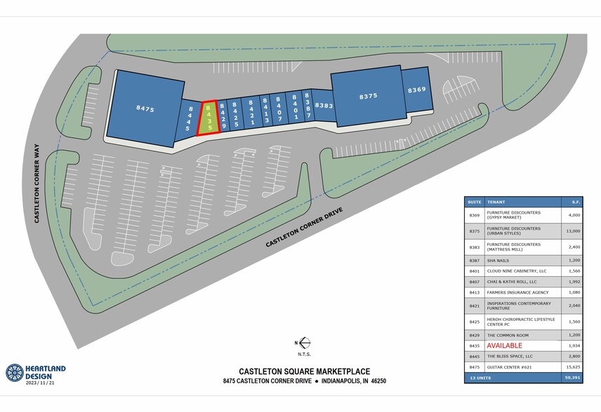 More Photos Of 8369-8475 Castleton Corner Dr, Indianapolis Unknown For Lease