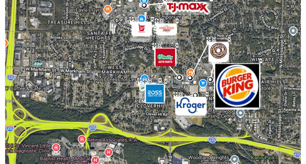 More Photos Of 100 S Rodney Parham Rd, Little Rock Fast Food For Sale