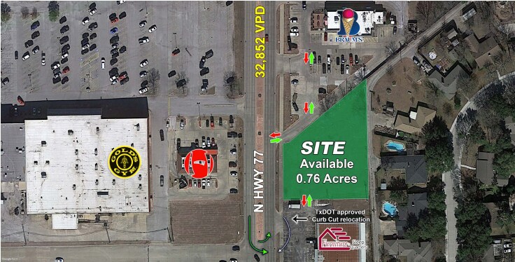 More Photos Of NEQ OF DALLAS HWY 77 & E UNIVERSITY AVE, Waxahachie Land For Lease