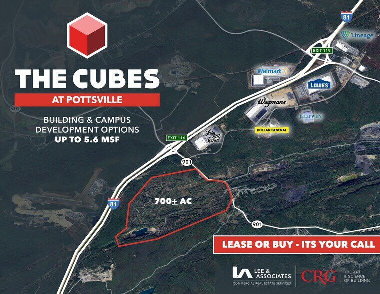 Primary Photo Of The Cubes at Pottsville, Pottsville Land For Sale