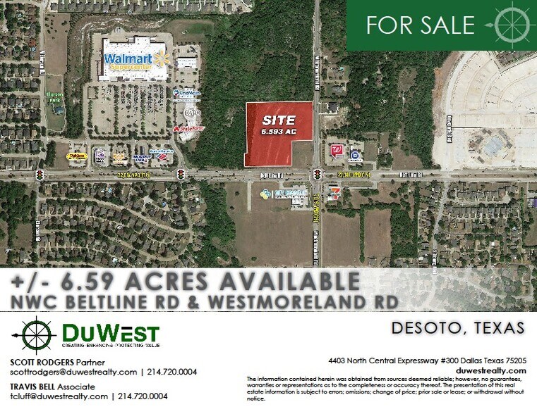More Photos Of Beltline & Westmoreland Rd, DeSoto Land For Sale