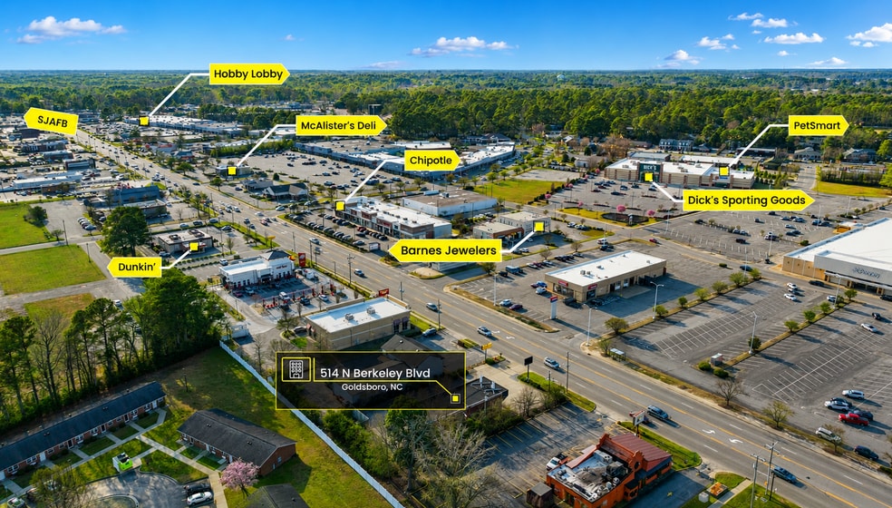 More Photos Of 512 N Berkeley Blvd, Goldsboro Freestanding For Lease